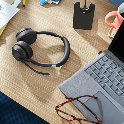 jabra evolve2 55 stereo bureau ordinateur